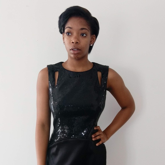 Vince Camuto Black, Sequin Dress! - Picture 2 of 6